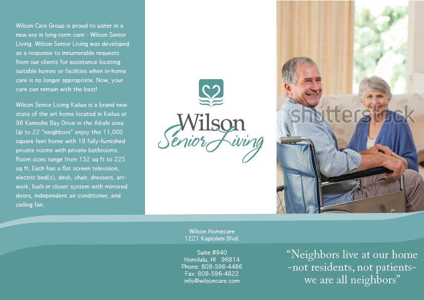 Broschüren-Design von schk für Wilson Care Group | Design #1862797