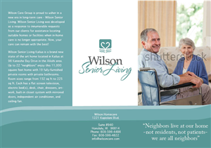 Brochure Design by schk for Wilson Care Group | Design #1862797