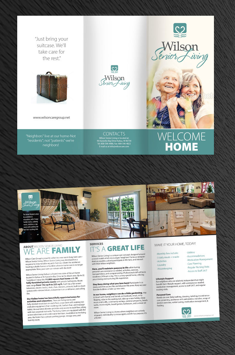 Design de Brochure par Svetlin Angelov pour Wilson Care Group | Design #1847153