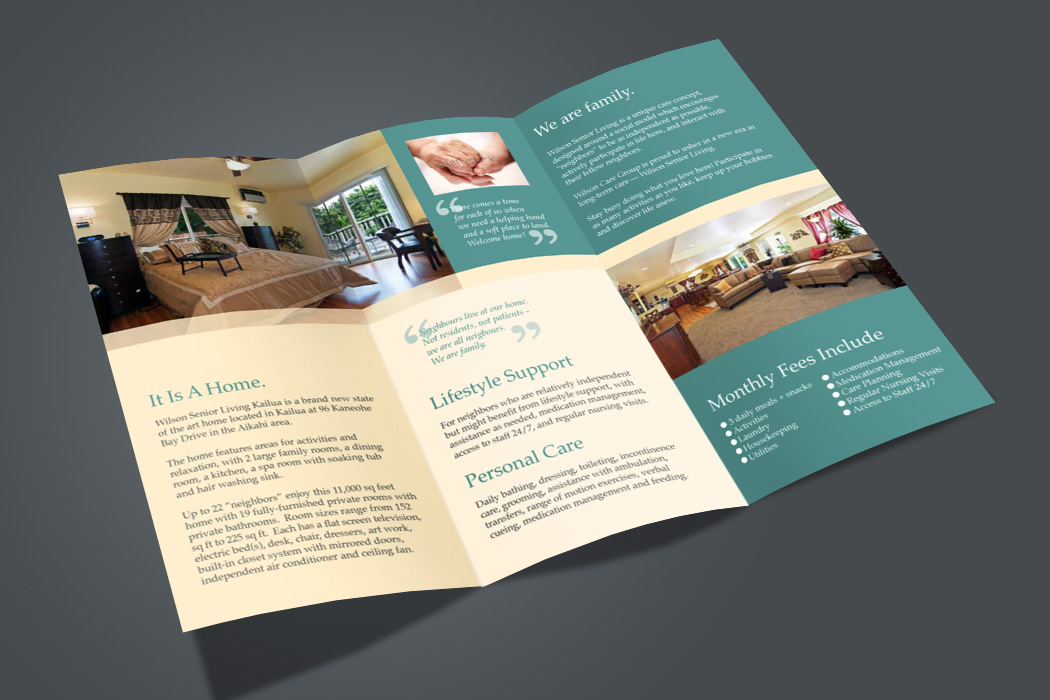Brochure Design by tanya for Wilson Care Group | Design #1971744
