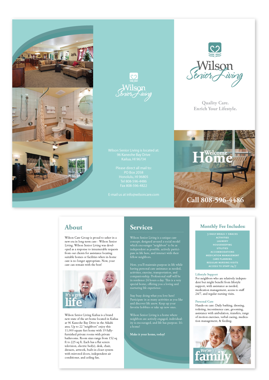 Serious Upmarket Business Brochure Design For Wilson Care