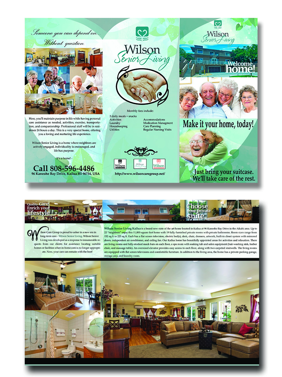Brochure Design by LogoRepublic.ph for Wilson Care Group | Design #2040207