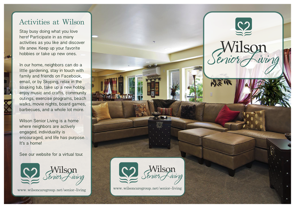 Brochure Design by BrianWK for Wilson Care Group | Design #2043374