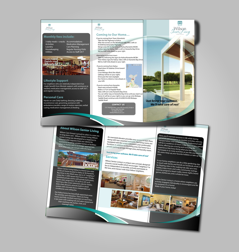 Brochure Design by nafizrahat for Wilson Care Group | Design #1968599