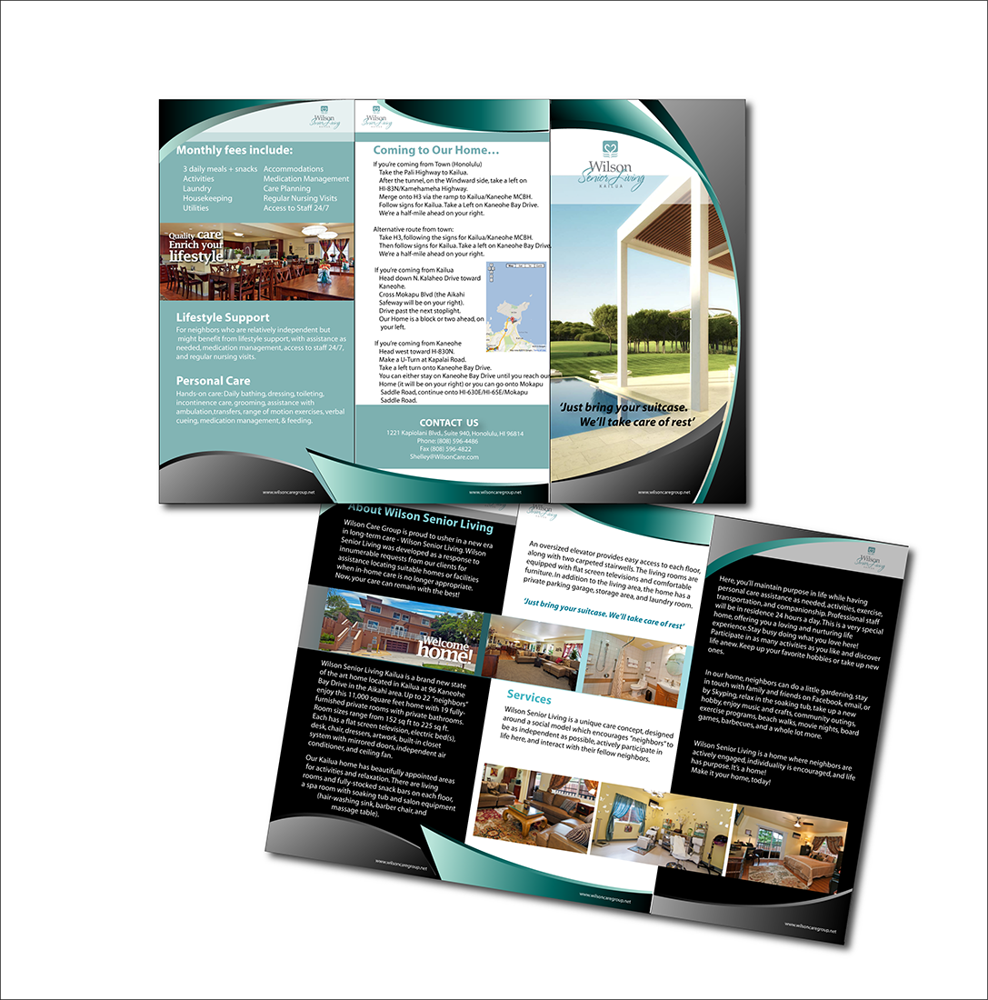 Brochure Design by nafizrahat for Wilson Care Group | Design #1971815