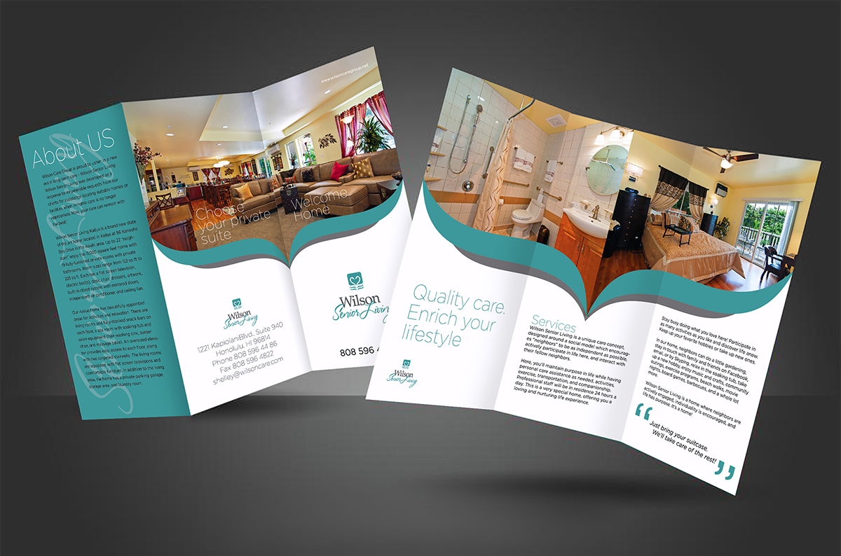 Brochure Design by jgeoinbox for Wilson Care Group | Design #1856546