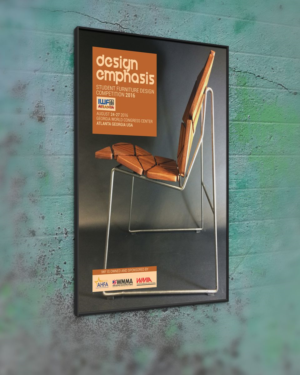 International Woodworking Fair - Student Furniture Design Competition Poster - Design Emphasis | Poster Design by cb1318