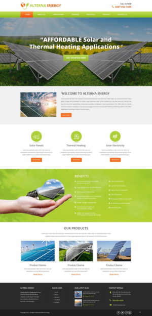 Web Design by pb for A.E. | Design: #7304463