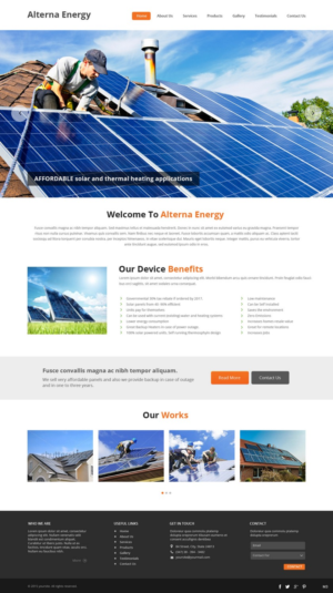 Web Design by pb for A.E. | Design: #7304465