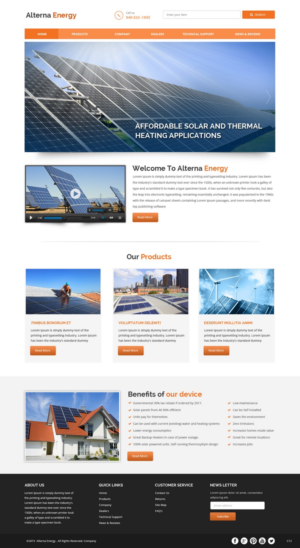 Web Design by pb for A.E. | Design: #7309048