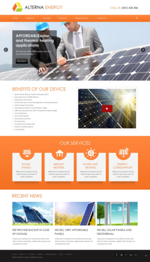 Web Design by pb for A.E. | Design: #7309049