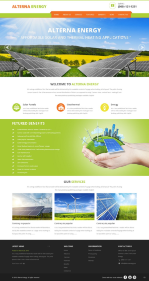 Web Design by pb for A.E. | Design: #7309052