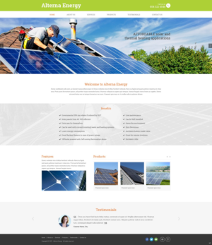 Web Design by pb for A.E. | Design: #7309056