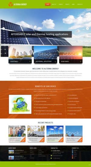 Web Design by pb for A.E. | Design: #7316479