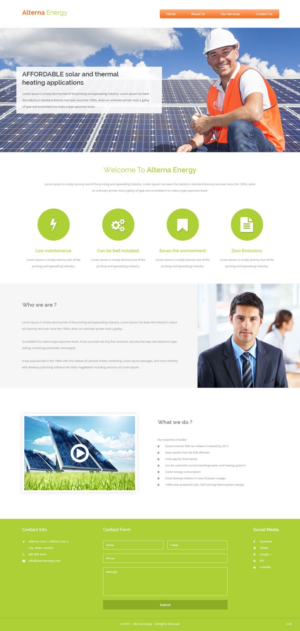 Web Design by pb for A.E. | Design: #7316480