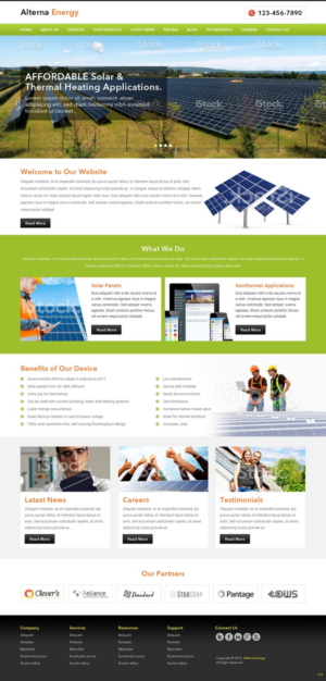 Web Design by pb for A.E. | Design: #7316481