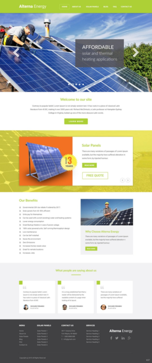 Web Design by pb for A.E. | Design: #7316482