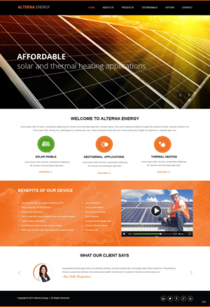 Web Design by pb for A.E. | Design: #7316483