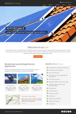 Web Design by pb for A.E. | Design: #7316486