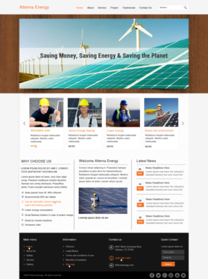 Web Design by debdesign for A.E. | Design: #7302721