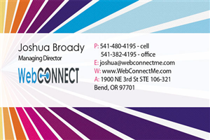 Business Card Design by Ridwan for WebConnect | Design #1860483