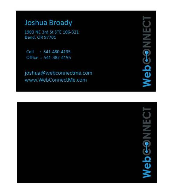 Business Card Design by Mogha Ritesh for WebConnect | Design #1847555