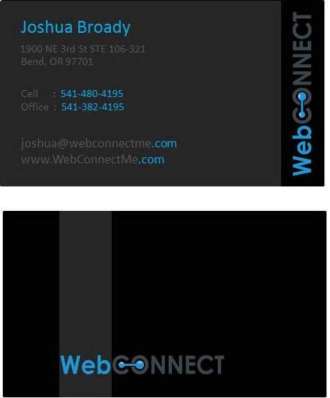 Business Card Design by Mogha Ritesh for WebConnect | Design #1847558