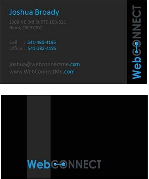 Business Card Design by Mogha Ritesh for WebConnect | Design #1847558