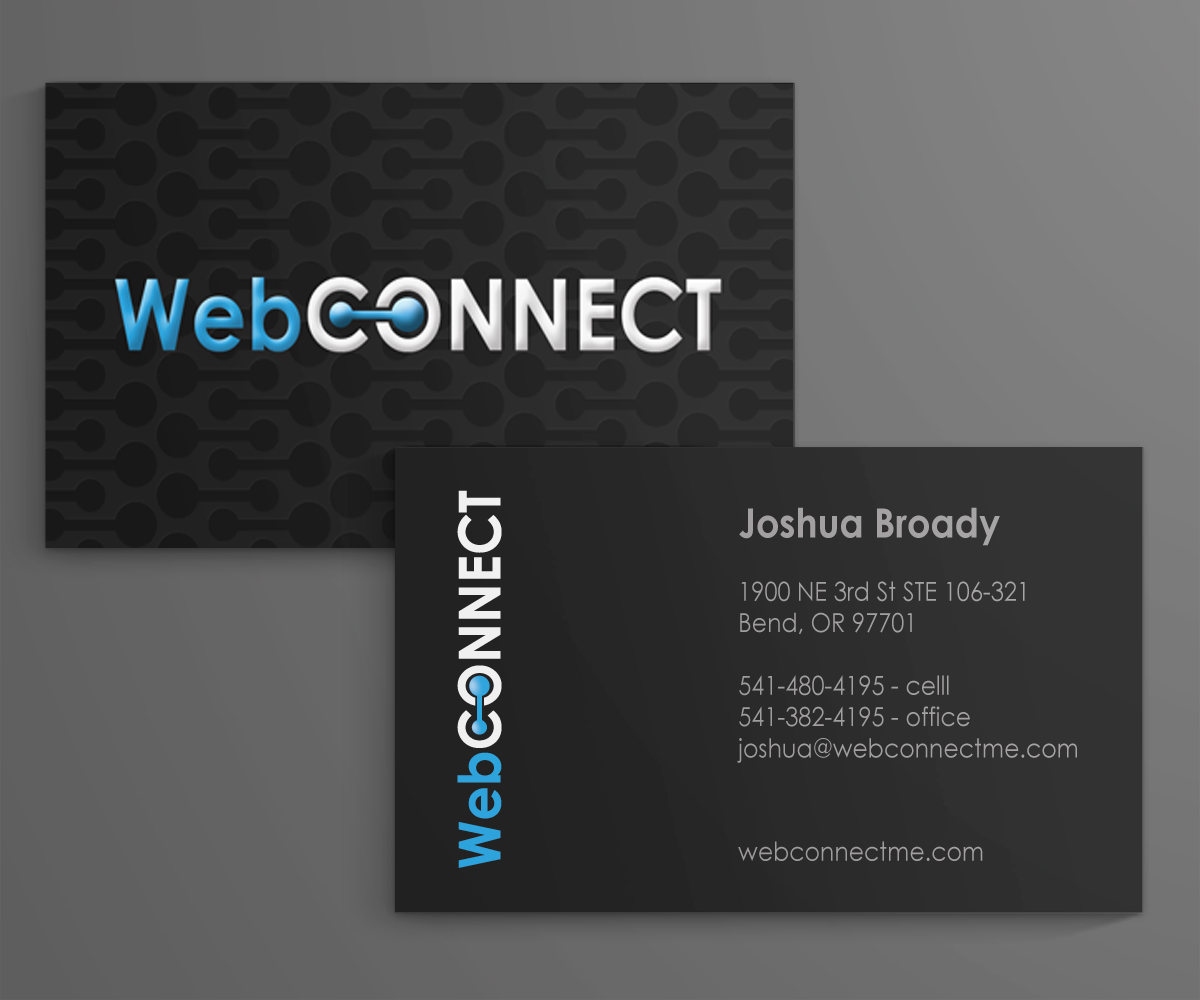 Business Card Design by F!or for WebConnect | Design #1855455