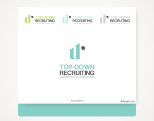 Logo Design by Savana for Top-Down Recruiting | Design: #7297242