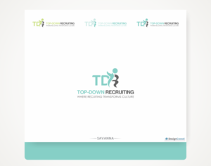 Logo Design by Savana for Top-Down Recruiting | Design: #7297245