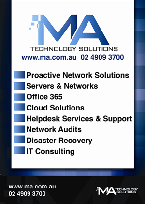 Poster Design by latoya  for MA Technology Solutions | Design: #1849779