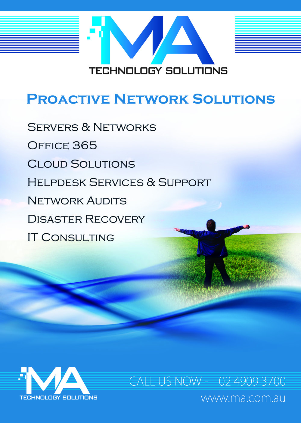 Poster Design by uk for MA Technology Solutions | Design #1867214