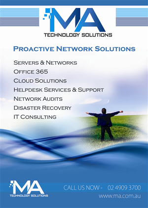 Poster Design by uk for MA Technology Solutions | Design: #1867214