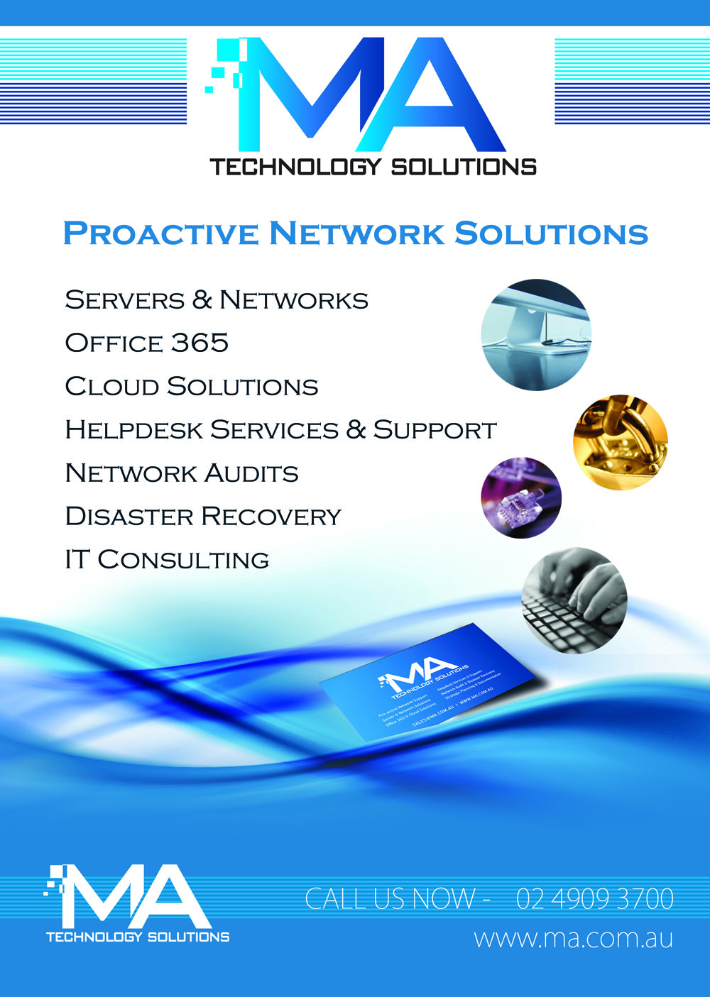 Poster Design by uk for MA Technology Solutions | Design #1867255