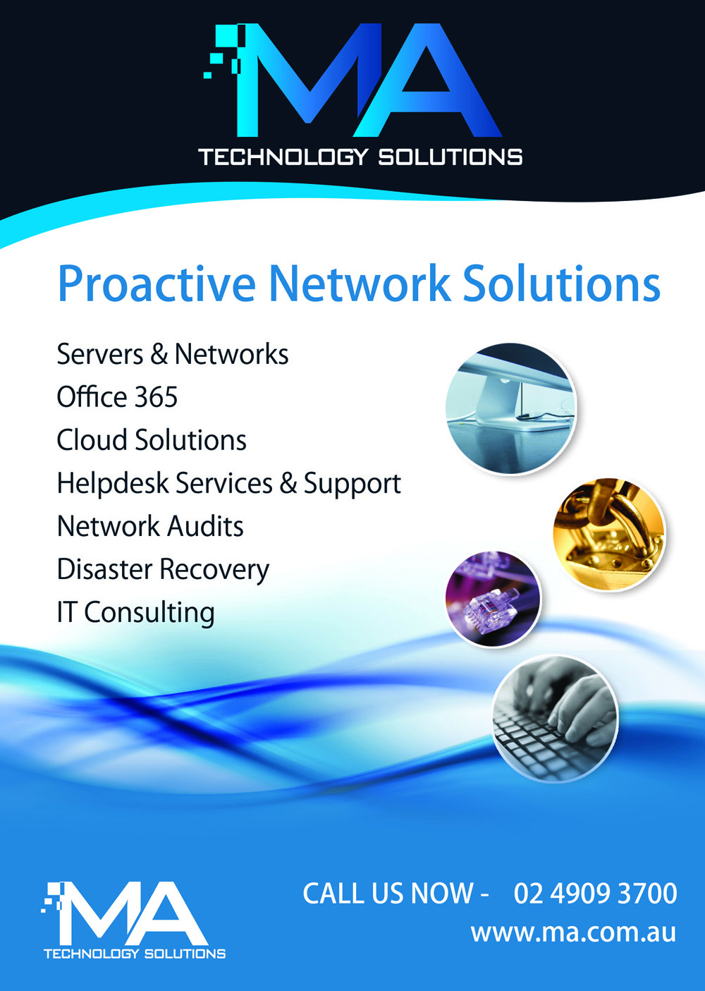 Poster Design by uk for MA Technology Solutions | Design #1876249