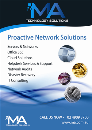 Poster Design by uk for MA Technology Solutions | Design: #1876249