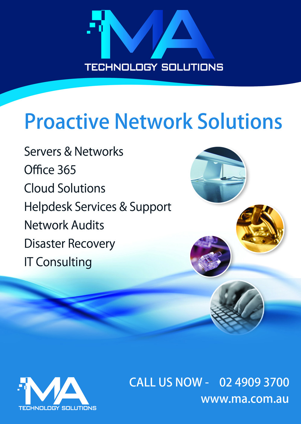 Poster Design by uk for MA Technology Solutions | Design #1876258