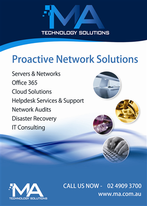 Poster Design by uk for MA Technology Solutions | Design: #1876258