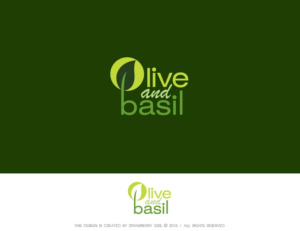 Logo Design by Strawberry Girl for Olive and Basil | Design: #7414072