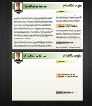 Resume Design by Anna  for this project | Design: #1847390