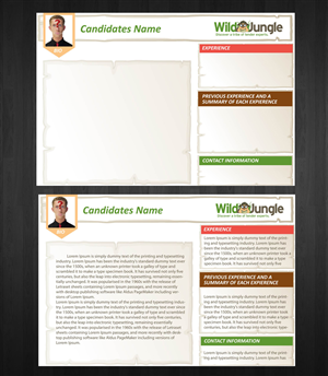 Resume Design by Anna  for this project | Design: #1847481