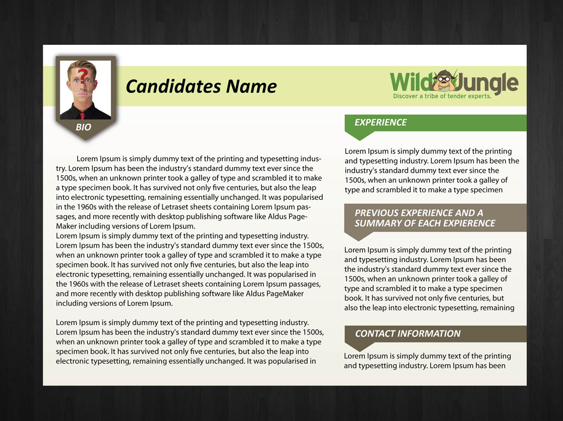 Resume Design by Anna  for this project | Design #1857911