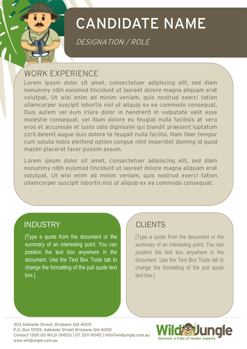 interesting resume designs