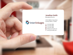 Visitenkarten-Design von Creations Box 2015 für Interlinkages Consultancy Limited | Design: #7318181