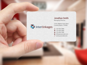 Visitenkarten-Design von Creations Box 2015 für Interlinkages Consultancy Limited | Design: #7318185