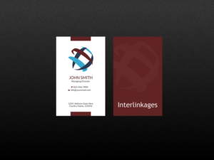 Visitenkarten-Design von Creations Box 2015 für Interlinkages Consultancy Limited | Design: #7318193