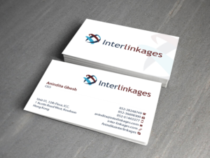 Visitenkarten-Design von Creations Box 2015 für Interlinkages Consultancy Limited | Design: #7507388