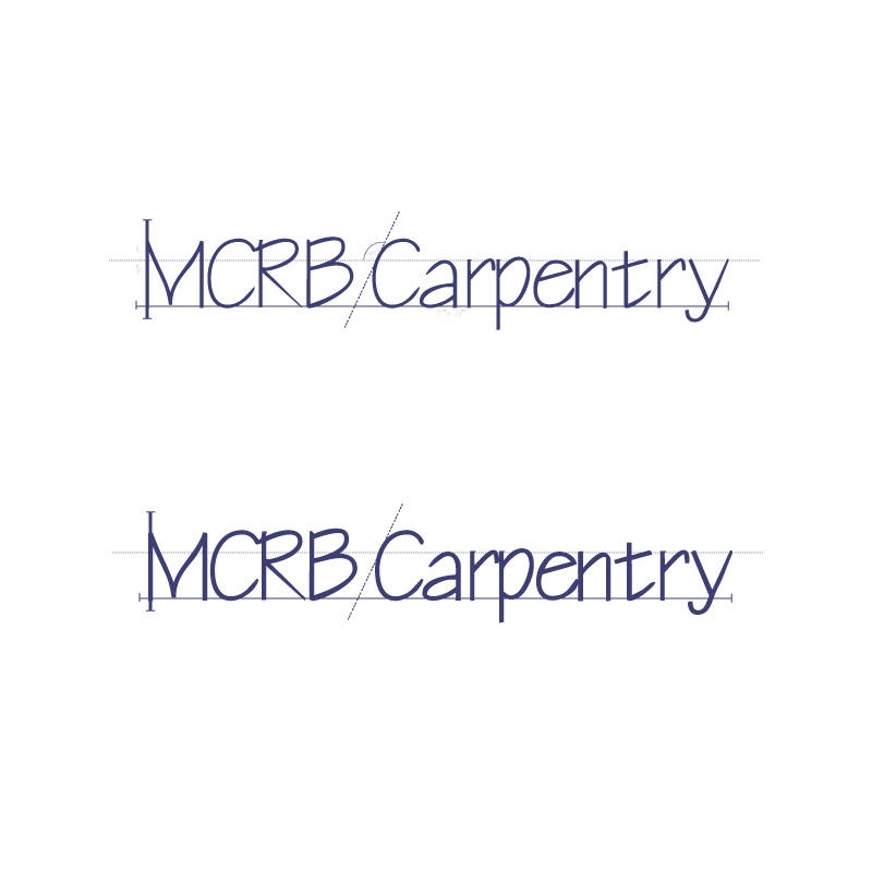 Logo Design by Amber Fuller for MCRB Carpentry | Design #11868