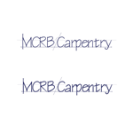 Logo Design by Amber Fuller for MCRB Carpentry | Design #11868